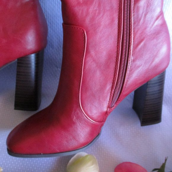 💋❤ JOURNEE COLLECTION KARIMA WC RED BOOTS – 7WC – NWT ❤💋 - Picture 8 of 15